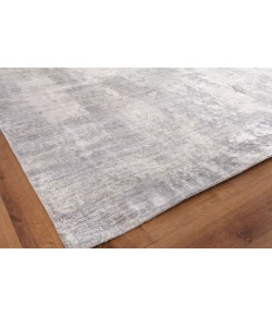 Exquisite Rugs Fine Pure Silk Silver/Ivory 42268X10 8ft.X10ft. Rect. Rug