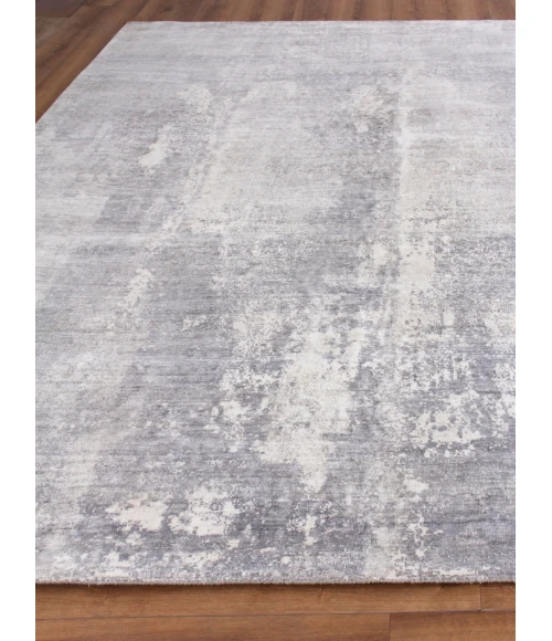 Exquisite Rugs Fine Pure Silk Silver/Ivory 42268X10 8ft.X10ft. Rect. Rug