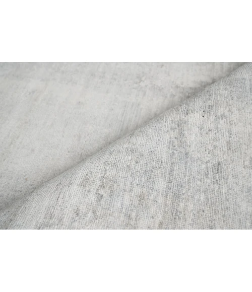 Exquisite Rugs Fine Pure Silk Silver/Ivory 42268X10 8ft.X10ft. Rect. Rug