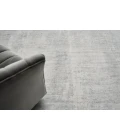 Exquisite Rugs Fine Pure Silk Silver/Ivory 42268X10 8ft.X10ft. Rect. Rug