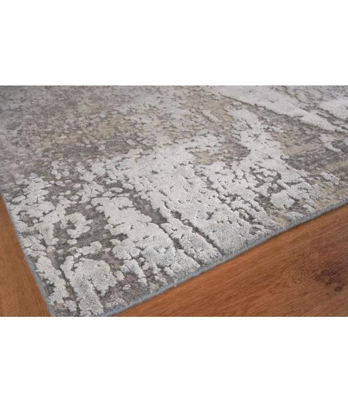Exquisite Rugs Fine Pure Silk Gray/Beige 42278X10 8ft.X10ft. Rect. Rug
