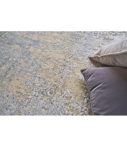 Exquisite Rugs Fine Pure Silk Gray/Beige 42278X10 8ft.X10ft. Rect. Rug
