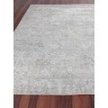Exquisite Rugs Fine Pure Silk Gray/Ivory 42288X10 8ft.X10ft. Rect. Rug