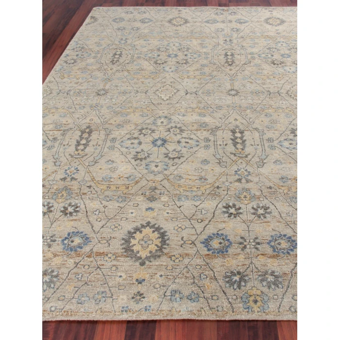 Exquisite Rugs Harper Beige/Light Blue 423010X14 10ft.X14ft. Rect. Rug