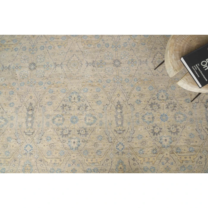 Exquisite Rugs Harper Beige/Light Blue 423010X14 10ft.X14ft. Rect. Rug