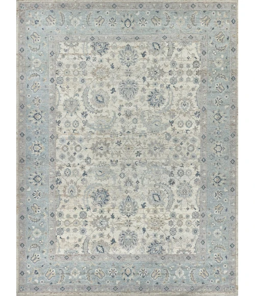 Exquisite Rugs Harper Ivory/Light Blue 423110X14 10ft.X14ft. Rect. Rug