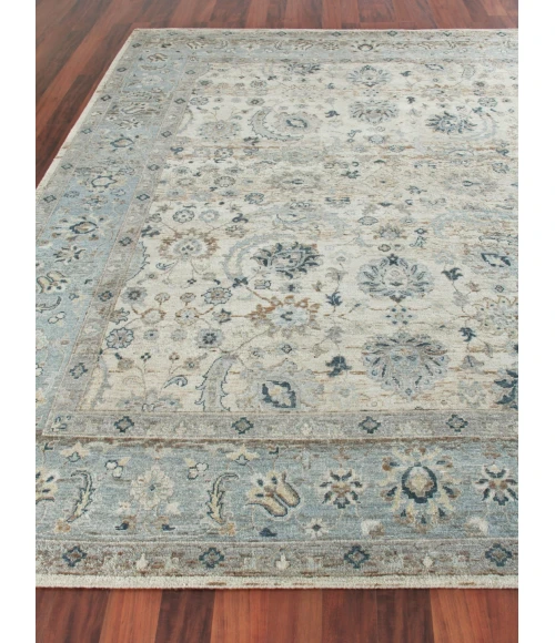 Exquisite Rugs Harper Ivory/Light Blue 423110X14 10ft.X14ft. Rect. Rug