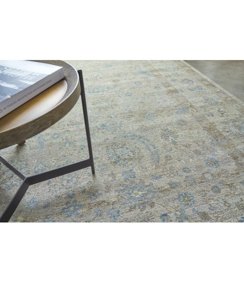 Exquisite Rugs Harper Beige/Ivory/Blue 423210X14 10ft.X14ft. Rect. Rug