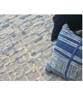 Exquisite Rugs Vista Gray/Blue 43381X16 1ft.X1ft.6in. Rect. Rug