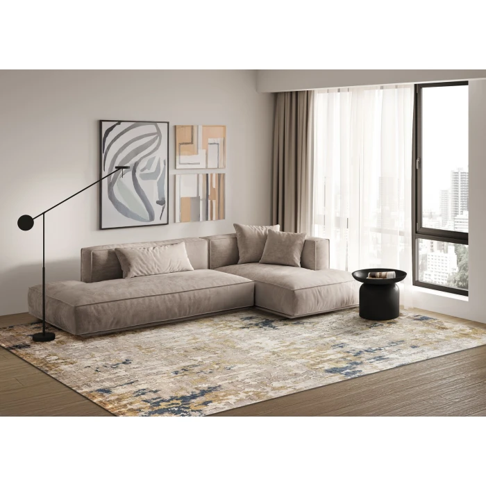 Exquisite Rugs Laureno Beige/Gold 434210X14 10ft.X14ft. Rect. Rug