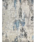 Exquisite Rugs Cosmo Silver/Blue/Ivory 43431X16 1ft.X1ft.6in. Rect. Rug