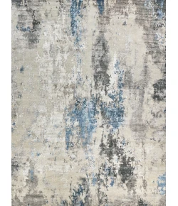 Exquisite Rugs Cosmo Silver/Blue/Ivory 434389x116 8ft.9in.x11ft.6in. Rect. Rug