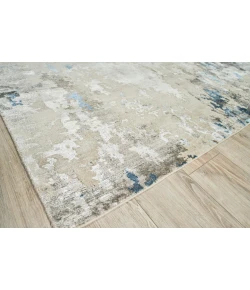 Exquisite Rugs Cosmo Silver/Blue/Ivory 434389x116 8ft.9in.x11ft.6in. Rect. Rug