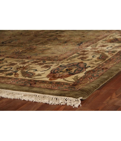 Exquisite Rugs Moghul Light Green/Gold 434414X18 14ft.X18ft. Rect. Rug