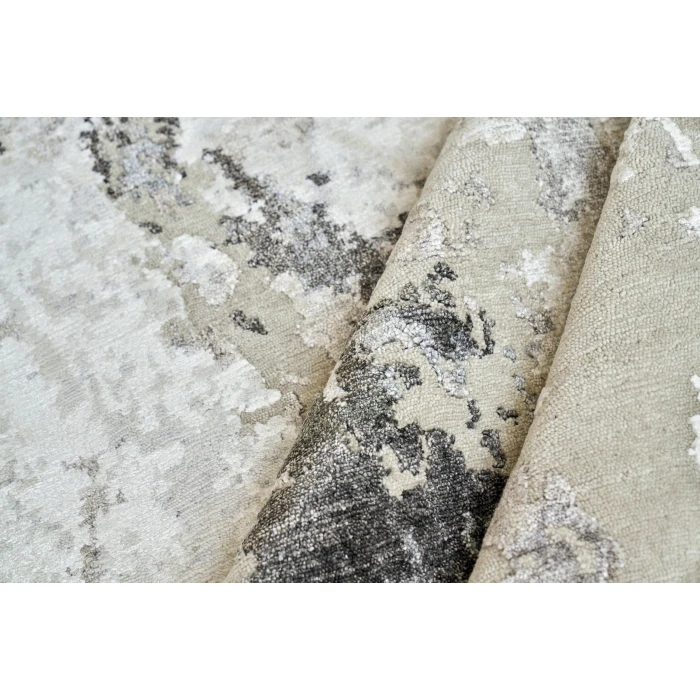 Exquisite Rugs Cosmo Silver/Blue/Ivory 434510X14 10ft.X14ft. Rect. Rug