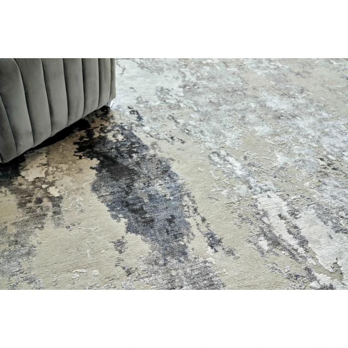 Exquisite Rugs Cosmo Silver/Blue/Ivory 434510X14 10ft.X14ft. Rect. Rug