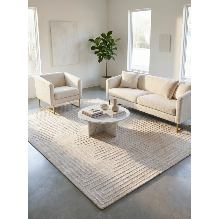 Exquisite Rugs Castelli Light Beige 43528X10 8ft.X10ft. Rect. Rug