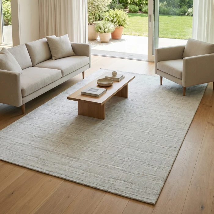 Exquisite Rugs Castelli Ivory 43546X9 6ft.X9ft. Rect. Rug