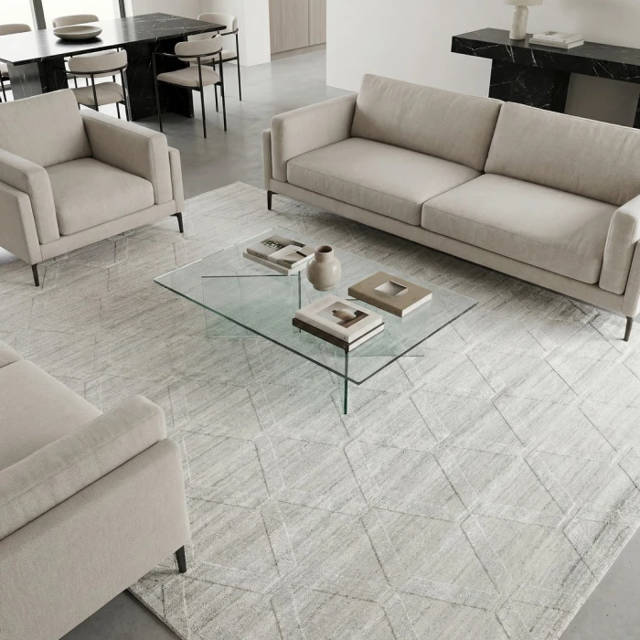 Exquisite Rugs Castelli Ivory 43601X16 1ft.X1ft.6in. Rect. Rug