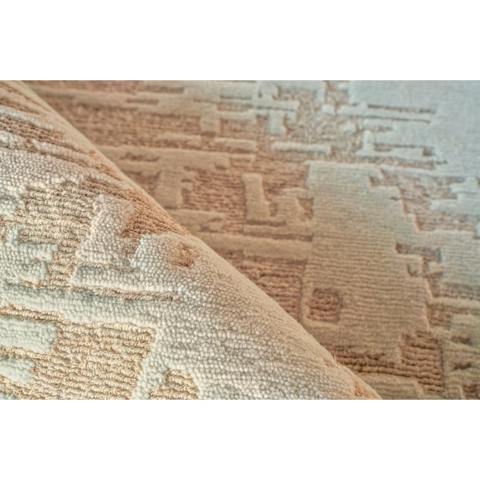 Exquisite Rugs Platinum Silver/Beige 43781X16 1ft.X1ft.6in. Rect. Rug