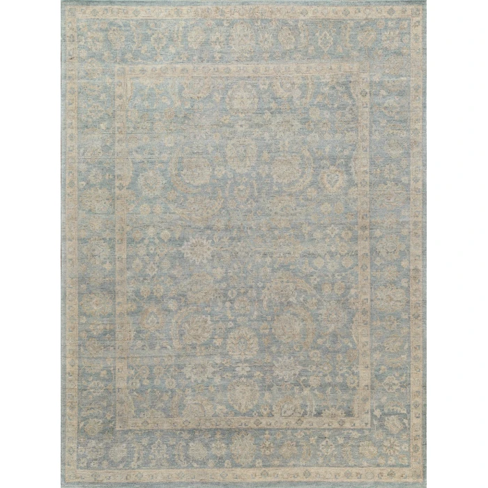 Exquisite Rugs Harper Light Blue/Beige 43911X16 1ft.X1ft.6in. Rect. Rug