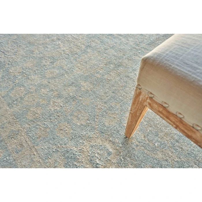 Exquisite Rugs Harper Light Blue/Beige 43911X16 1ft.X1ft.6in. Rect. Rug