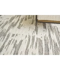 Exquisite Rugs Calibre Ivory/Charcoal 44601X16 1ft.X1ft.6in. Rect. Rug