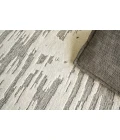 Exquisite Rugs Calibre Ivory/Charcoal 44601X16 1ft.X1ft.6in. Rect. Rug