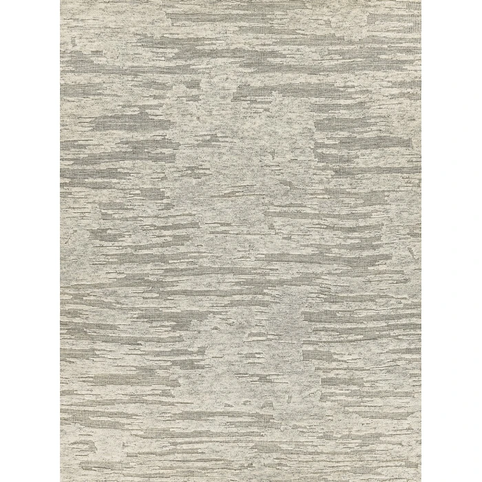 Exquisite Rugs Calibre Silver/Charcoal 44611X16 1ft.X1ft.6in. Rect. Rug