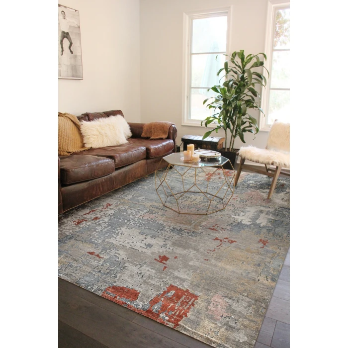 Exquisite Rugs Laureno Blue/Multi 44706X9 6ft.X9ft. Rect. Rug