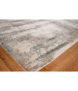 Exquisite Rugs Laureno Silver/Blue 44711X16 1ft.X1ft.6in. Rect. Rug