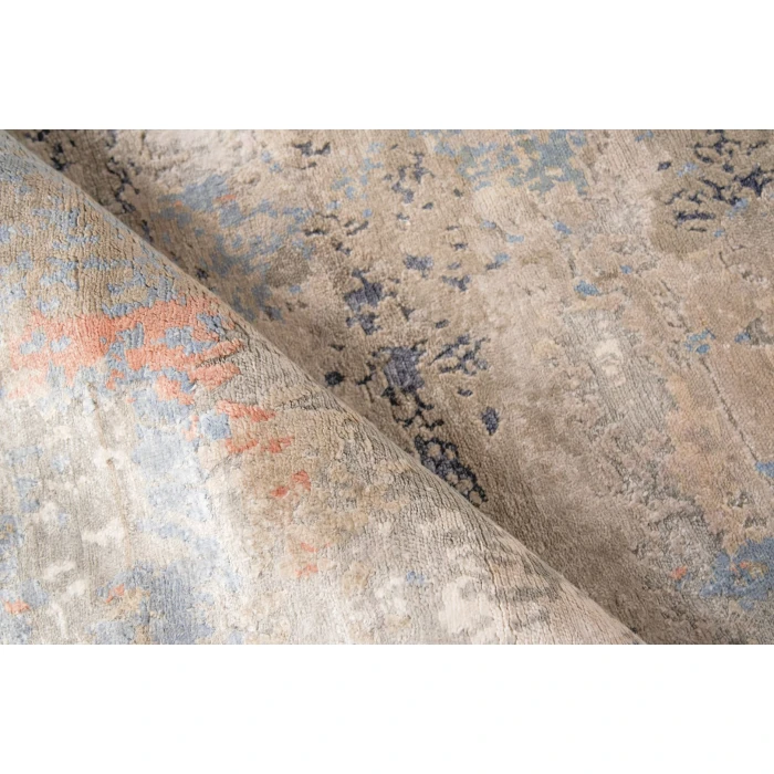 Exquisite Rugs Laureno Silver/Blue 447114X18 14ft.X18ft. Rect. Rug