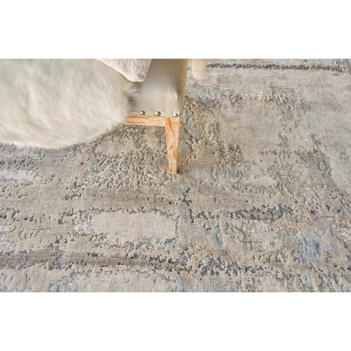 Exquisite Rugs Laureno Silver/Blue 447114X18 14ft.X18ft. Rect. Rug