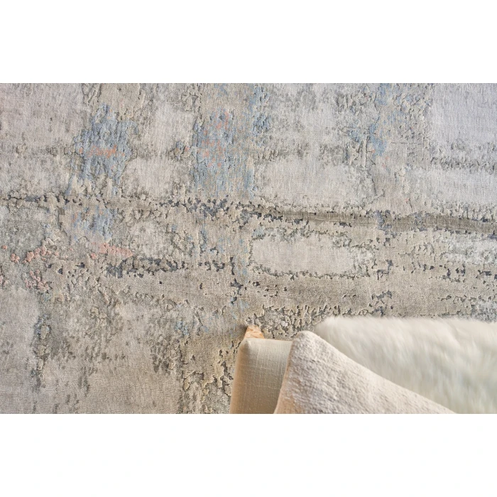 Exquisite Rugs Laureno Silver/Blue 447114X18 14ft.X18ft. Rect. Rug