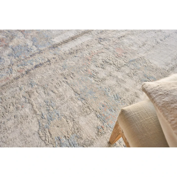 Exquisite Rugs Laureno Silver/Blue 447114X18 14ft.X18ft. Rect. Rug