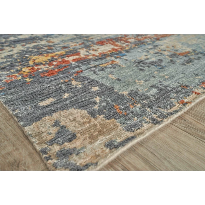 Exquisite Rugs Laureno Blue/Multi 44736X9 6ft.X9ft. Rect. Rug