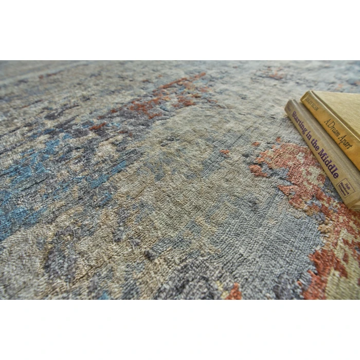 Exquisite Rugs Laureno Blue/Multi 44736X9 6ft.X9ft. Rect. Rug