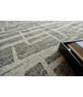 Exquisite Rugs Aldridge Charcoal/Ivory 44806X9 6ft.X9ft. Rect. Rug