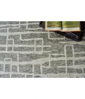 Exquisite Rugs Aldridge Charcoal/Ivory 44806X9 6ft.X9ft. Rect. Rug