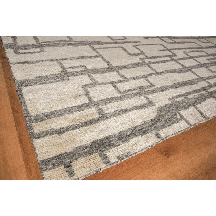 Exquisite Rugs Aldridge Silver/Gray 44831X16 1ft.X1ft.6in. Rect. Rug