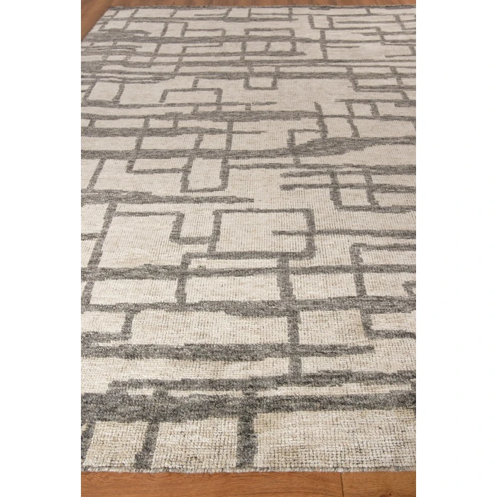 Exquisite Rugs Aldridge Silver/Gray 44831X16 1ft.X1ft.6in. Rect. Rug