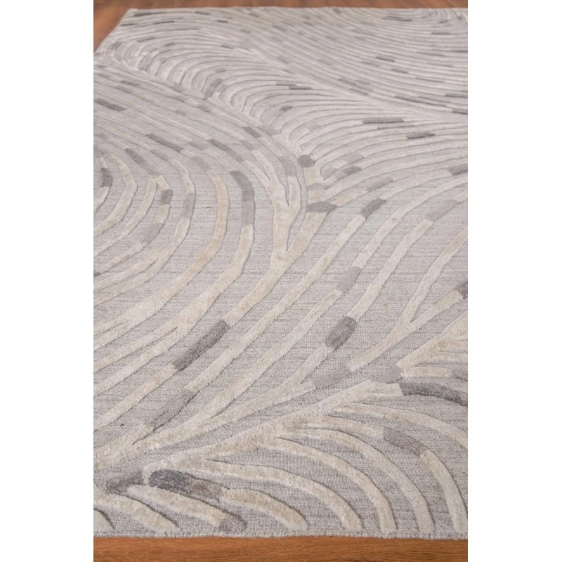Exquisite Rugs Overture Silver/Gray 45191X16 1ft.X1ft.6in. Rect. Rug