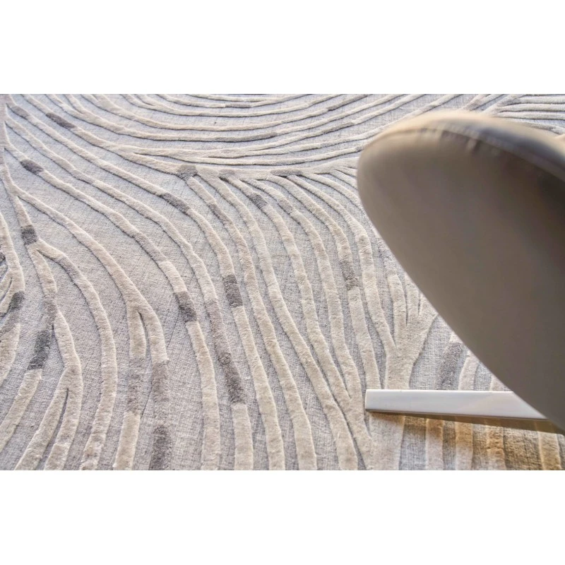 Exquisite Rugs Overture Silver/Gray 45191X16 1ft.X1ft.6in. Rect. Rug