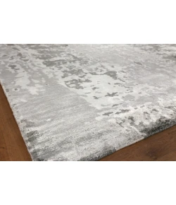 Exquisite Rugs Bamboo Silk Gray/Silver 45263X14 3ft.X14ft. Rect. Rug