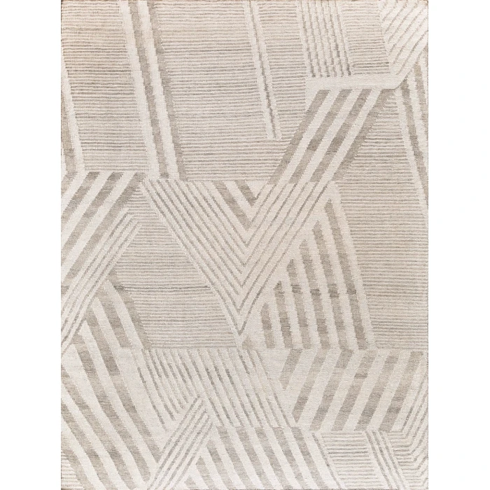 Exquisite Rugs Scandinavian Gray/Ivory 45889X12 9ft.X12ft. Rect. Rug