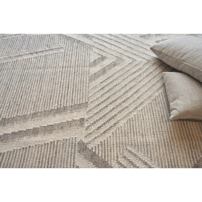 Exquisite Rugs Scandinavian Gray/Ivory 45889X12 9ft.X12ft. Rect. Rug