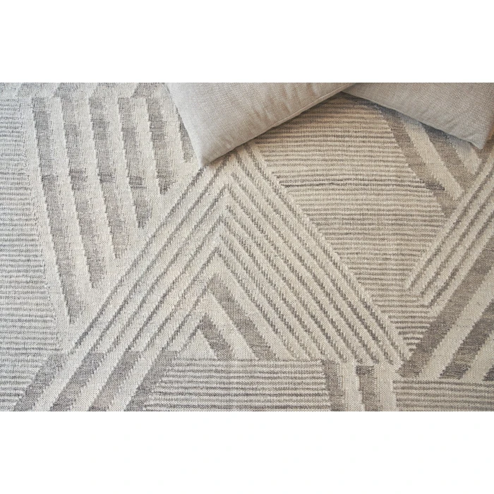 Exquisite Rugs Scandinavian Gray/Ivory 45889X12 9ft.X12ft. Rect. Rug
