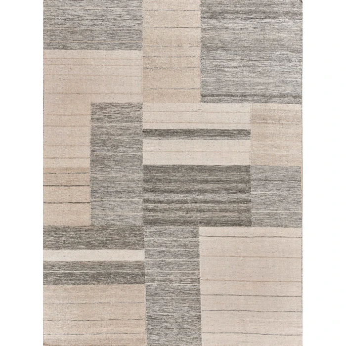 Exquisite Rugs Scandinavian Ivory/Blue/Gray 45911X16 1ft.X1ft.6in. Rect. Rug