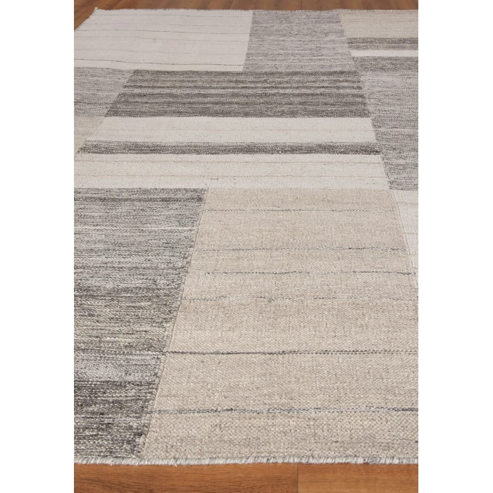 Exquisite Rugs Scandinavian Ivory/Blue/Gray 45911X16 1ft.X1ft.6in. Rect. Rug
