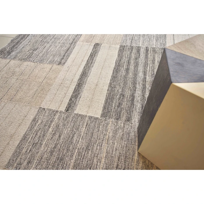 Exquisite Rugs Scandinavian Ivory/Blue/Gray 45911X16 1ft.X1ft.6in. Rect. Rug
